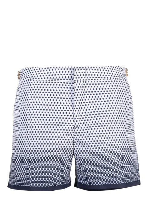 floral-print swim shorts